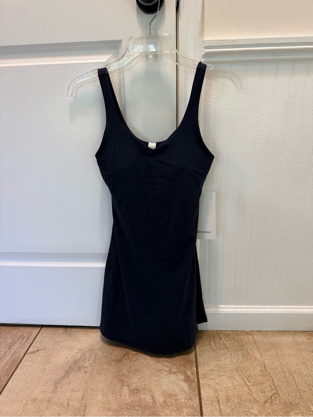 NWT Lululemon athletica navy Tank Dress - Sleek Scoop Neck - 4